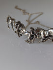 Silver Steed Herd Necklace