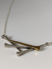 Silver Steed Elegant Hoof Nails Necklace