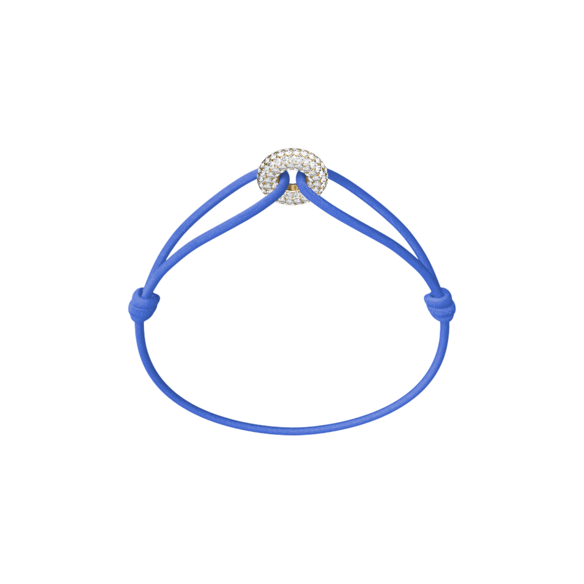 Mini Golden Soho Pavé Cord Bracelet