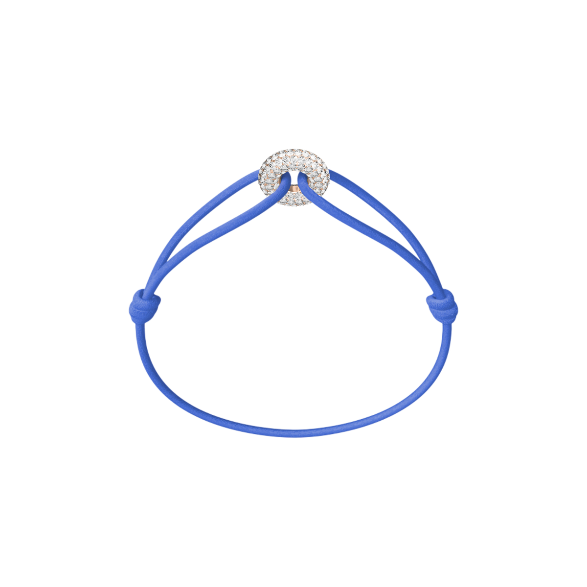Mini Rose Soho Pavé Cord Bracelet