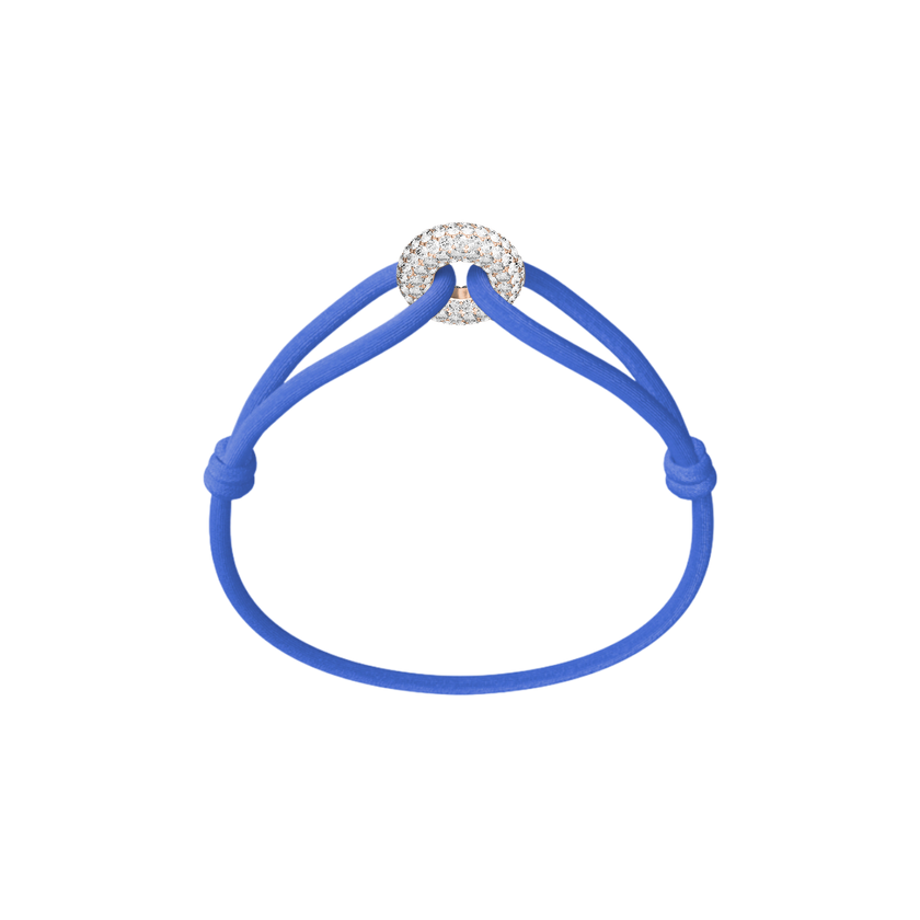 Rose Soho Pavé Cord Bracelet