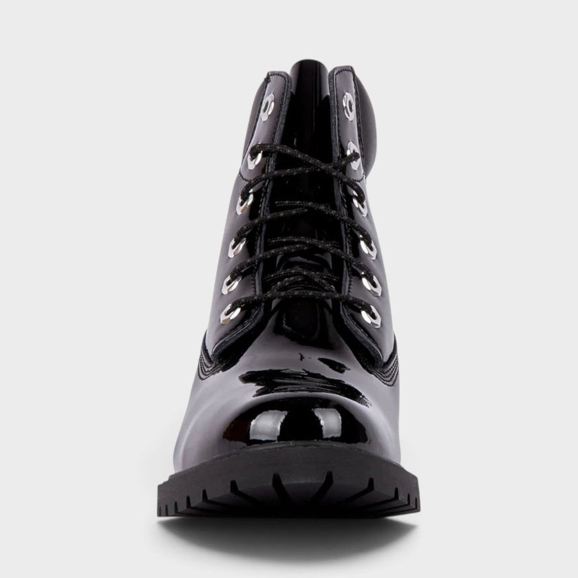 Premium 6 Inch Patent Black Boots