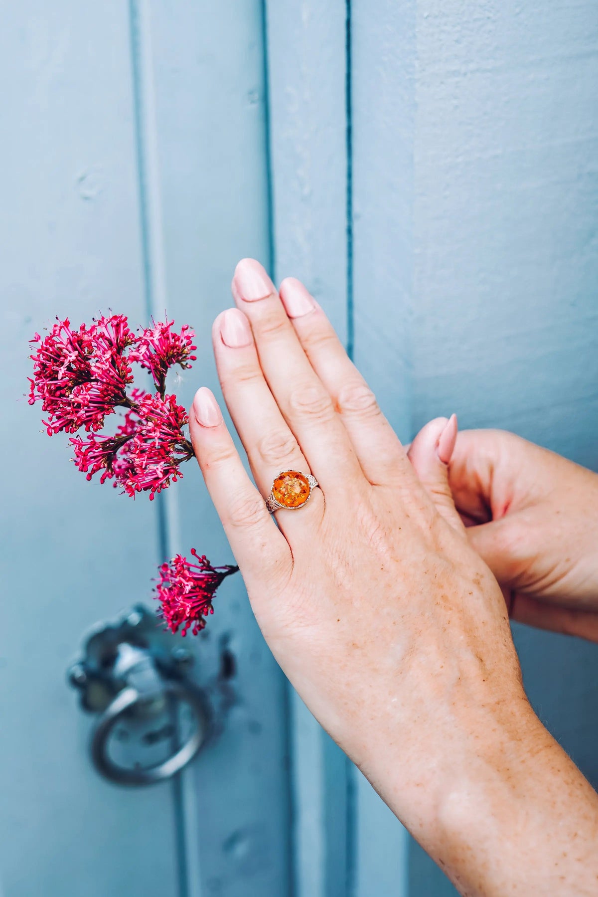 Anillo de Ámbar Corona de Princesa