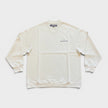V Neck Logo Sweatshirt Cloud White