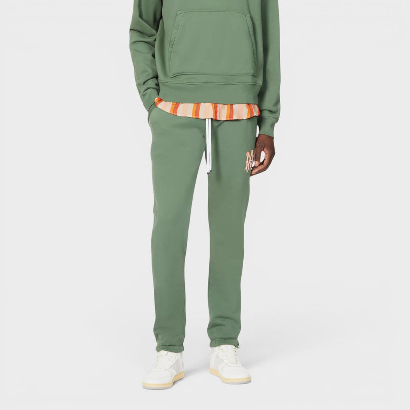 Watercolour MA Sweatpant Green Peach