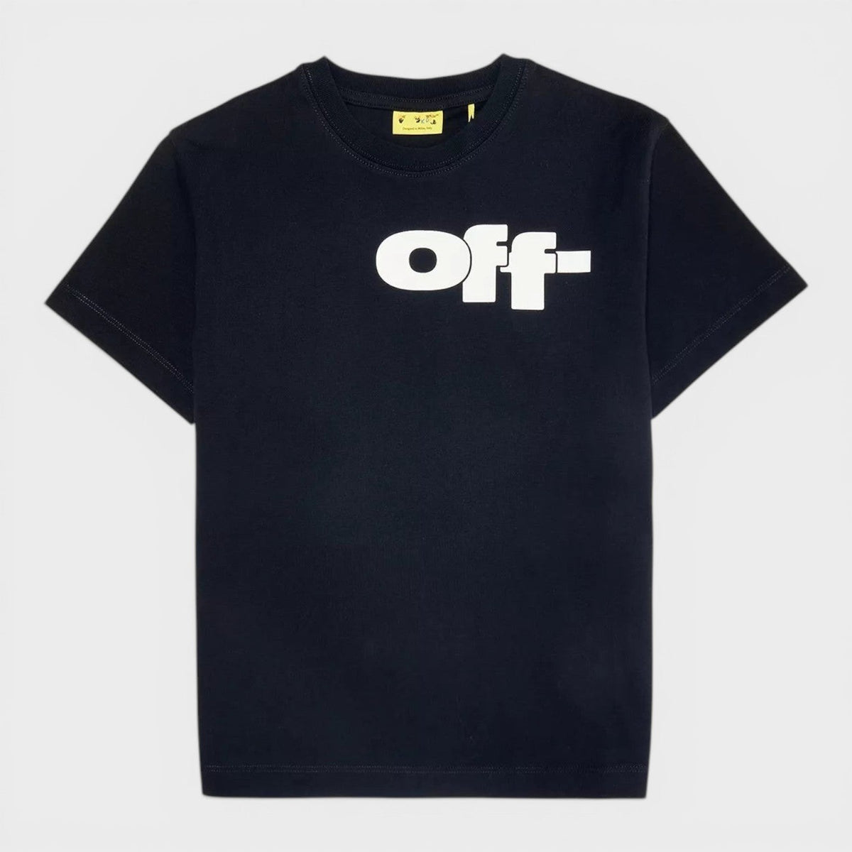 Kids 3D Logo Basic Fit Tee Black White