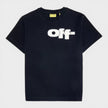 Kids 3D Logo Basic Fit Tee Black White