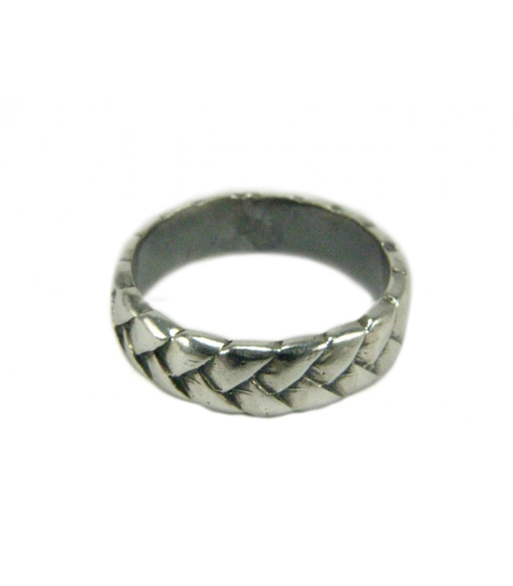 925 Silver Plaited Mane Ring – Handmade Equestrian Band for Him & Her
