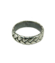 925 Silver Plaited Mane Ring – Handmade Equestrian Band for Him & Her