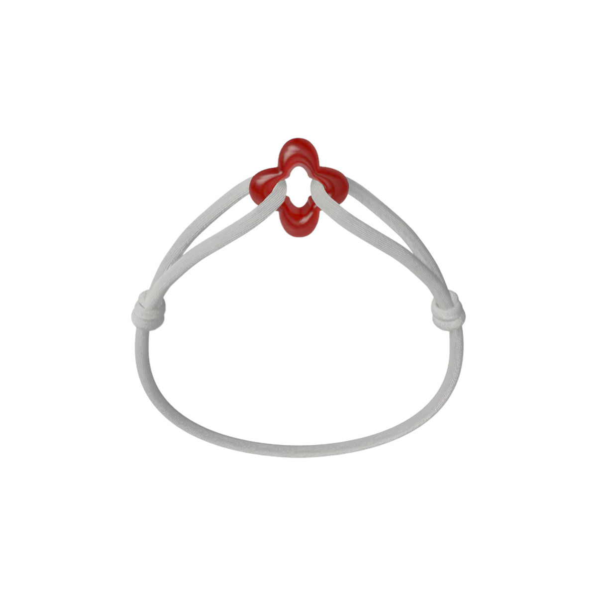 Red Clover Cord Bracelet