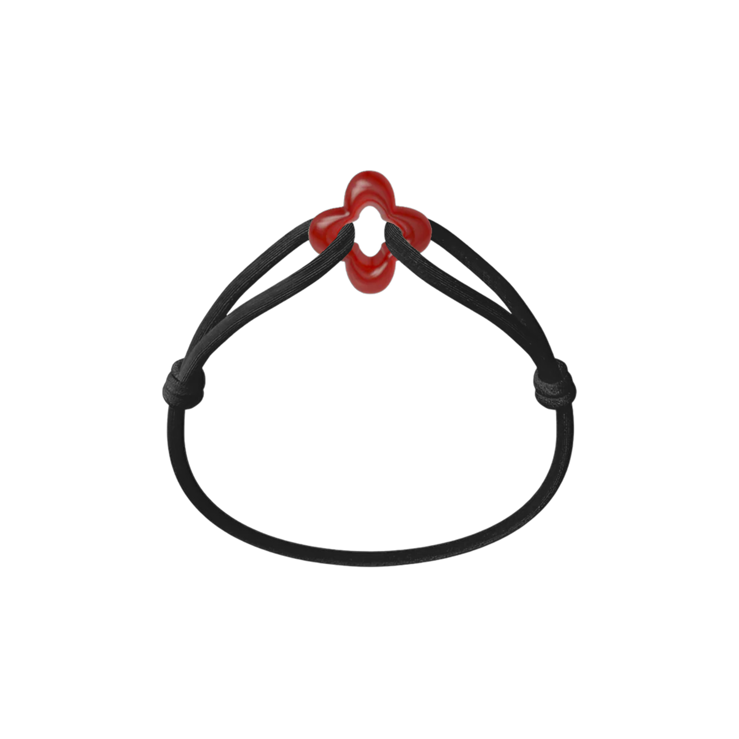 Red Clover Cord Bracelet