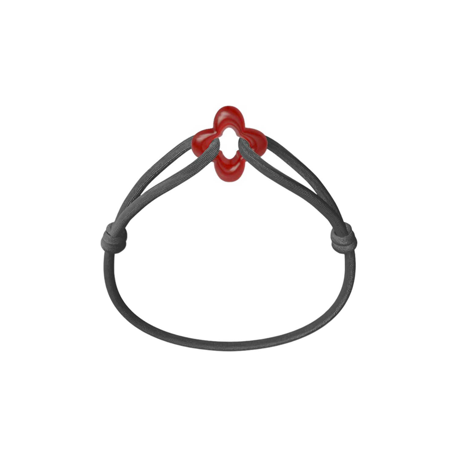 Red Clover Cord Bracelet