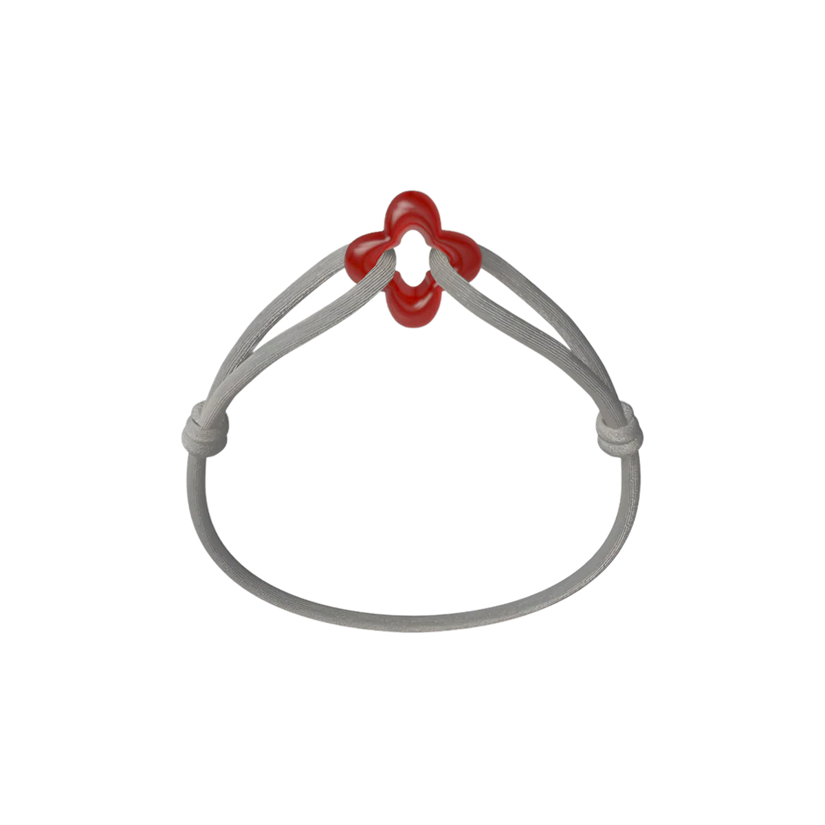 Red Clover Cord Bracelet