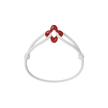 Red Clover Cord Bracelet