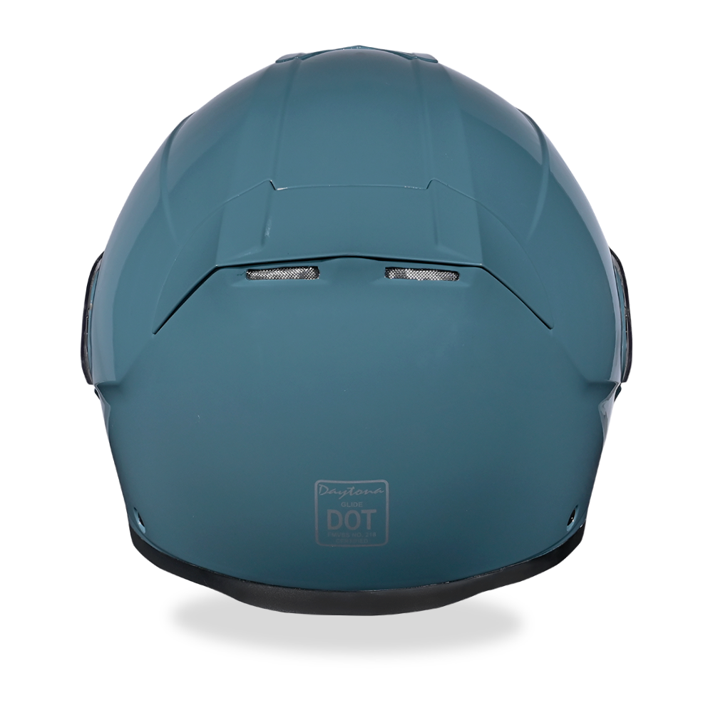 Daytona Glide Modular Motorcycle Helmet - DOT & ECE Approved, Bluetooth Ready, Dual Visor, Men/Women/Youth- Shark Blu
