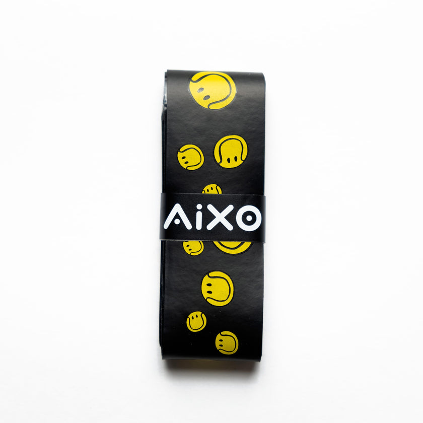 Aixo Smiley Ball Overgrip Black