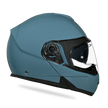 Daytona Glide Modular Motorcycle Helmet - DOT & ECE Approved, Bluetooth Ready, Dual Visor, Men/Women/Youth- Shark Blu