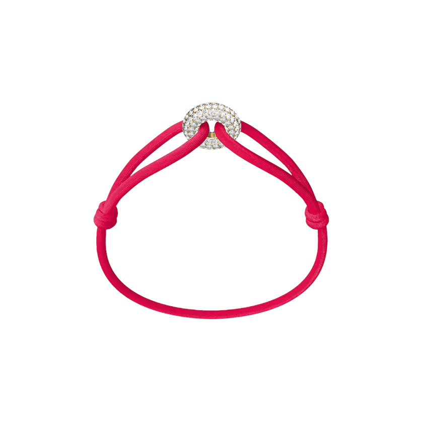 Golden Soho Pavé Cord Bracelet