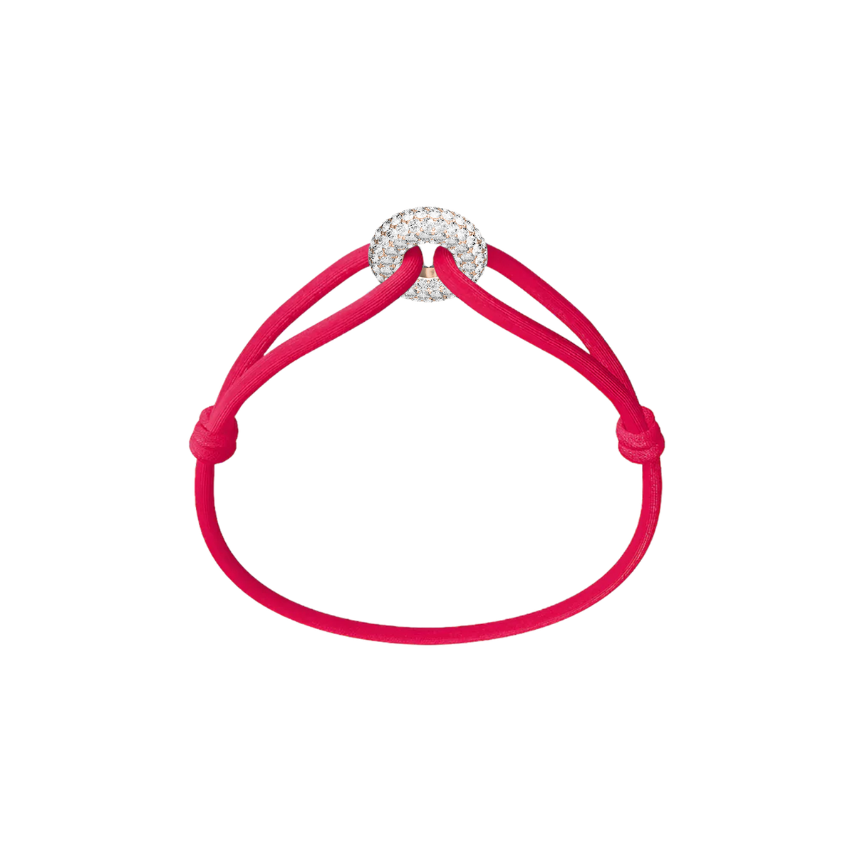 Rose Soho Pavé Cord Bracelet