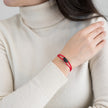 Carbon Regent Cord Bracelet