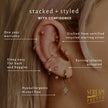 Lightning Bolt Stud Earrings