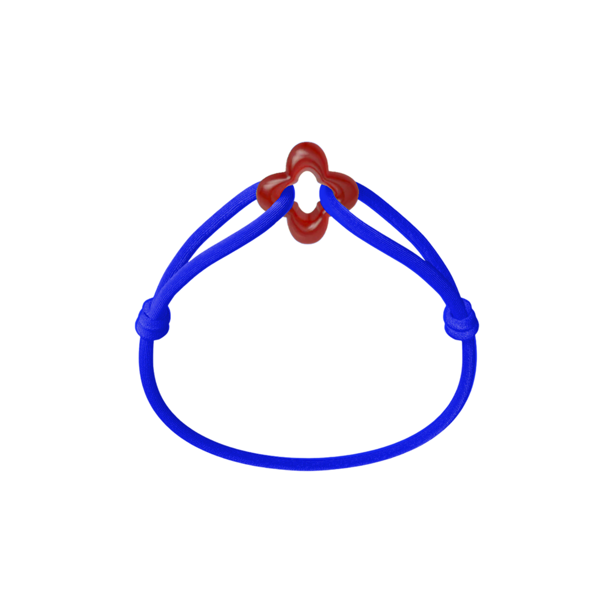 Red Clover Cord Bracelet