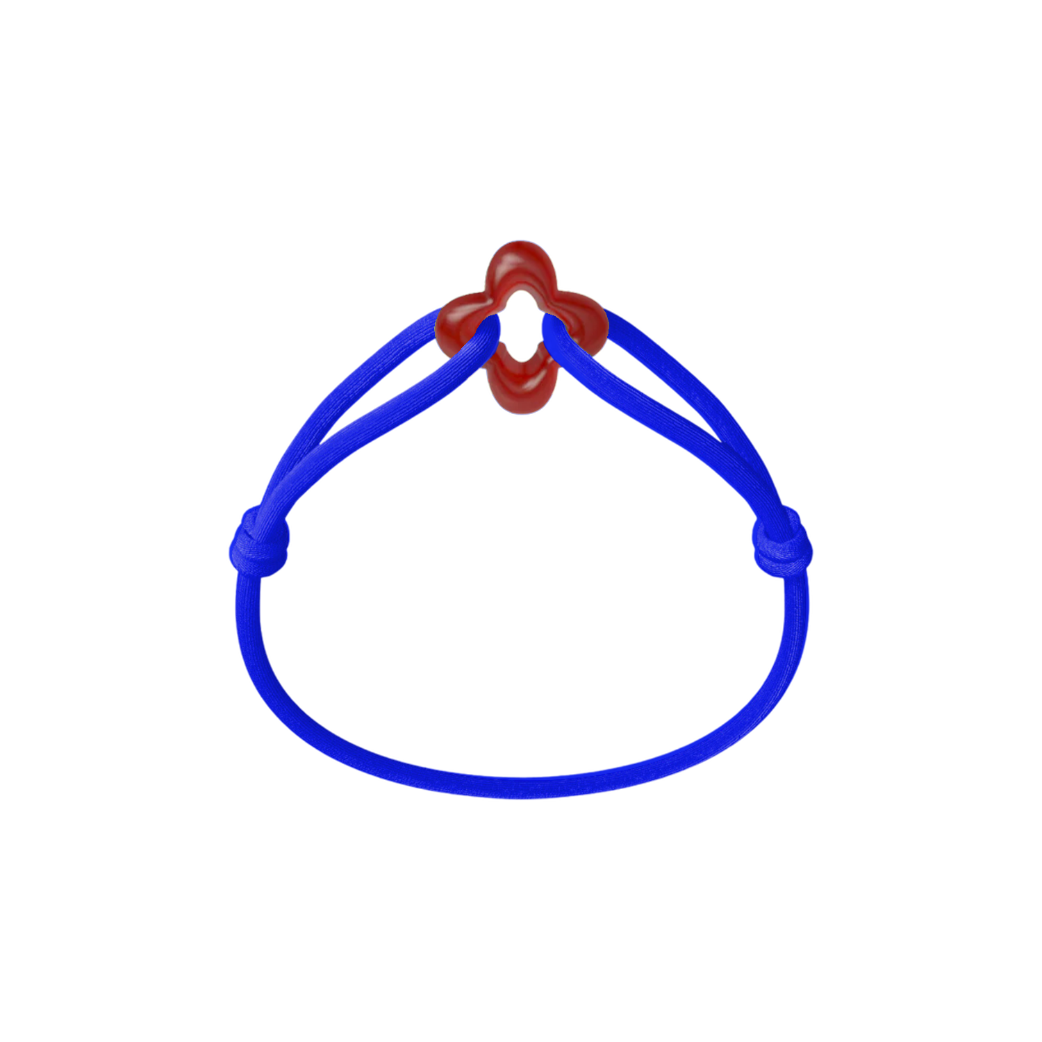 Red Clover Cord Bracelet