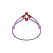 Red Clover Cord Bracelet