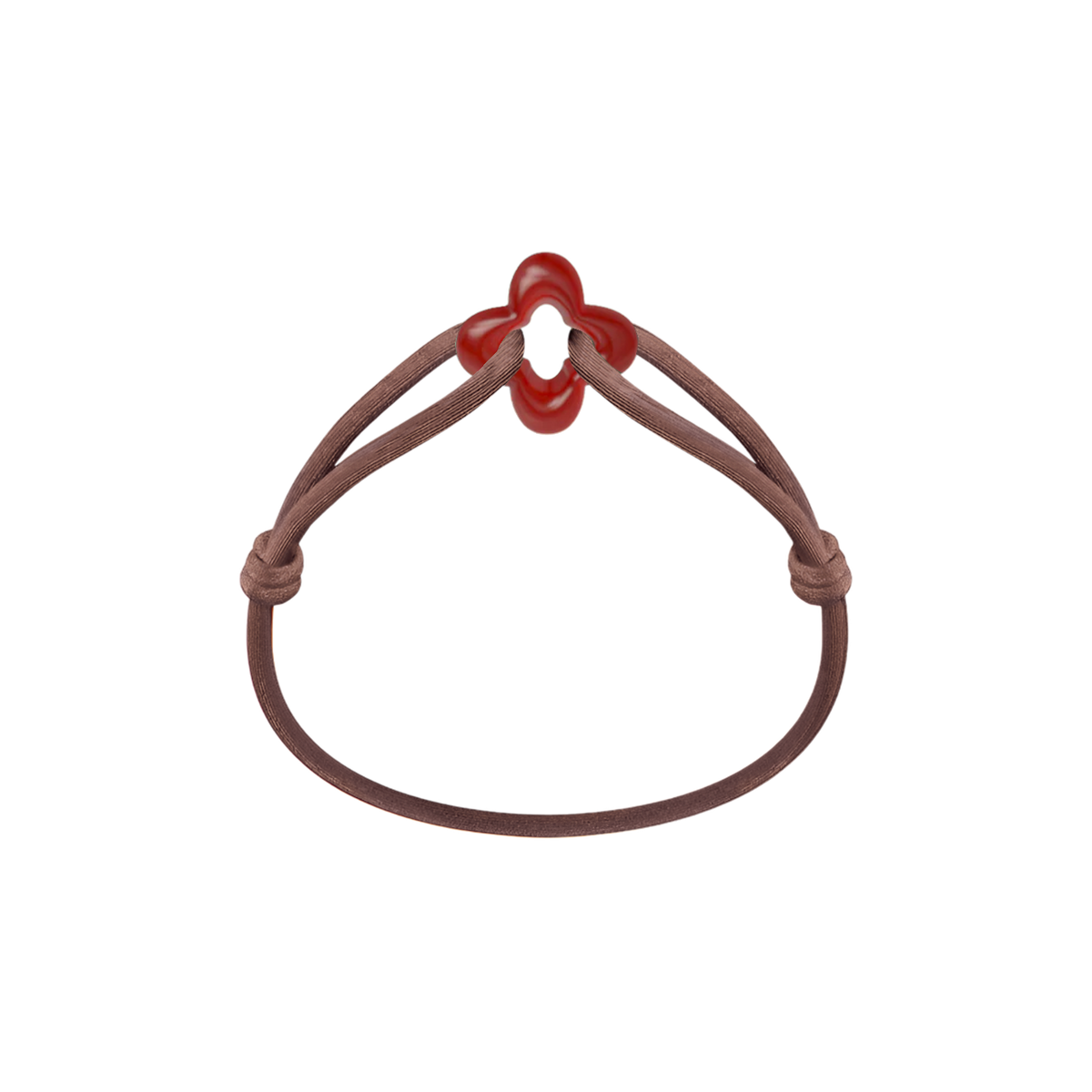 Red Clover Cord Bracelet
