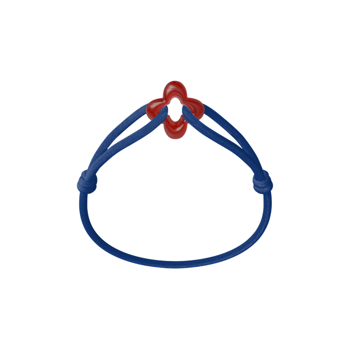 Red Clover Cord Bracelet
