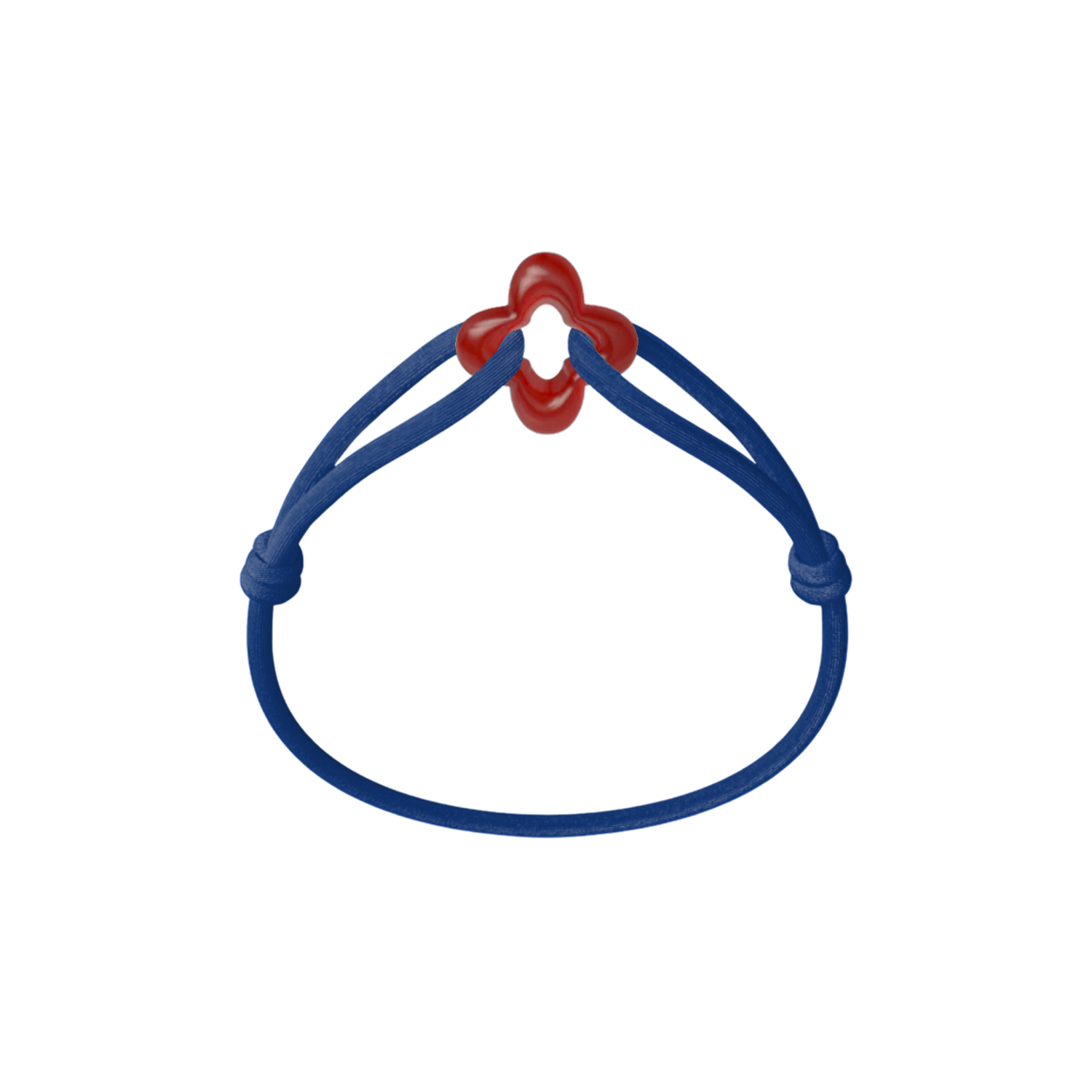 Red Clover Cord Bracelet