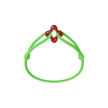 Red Clover Cord Bracelet