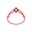 Red Clover Cord Bracelet