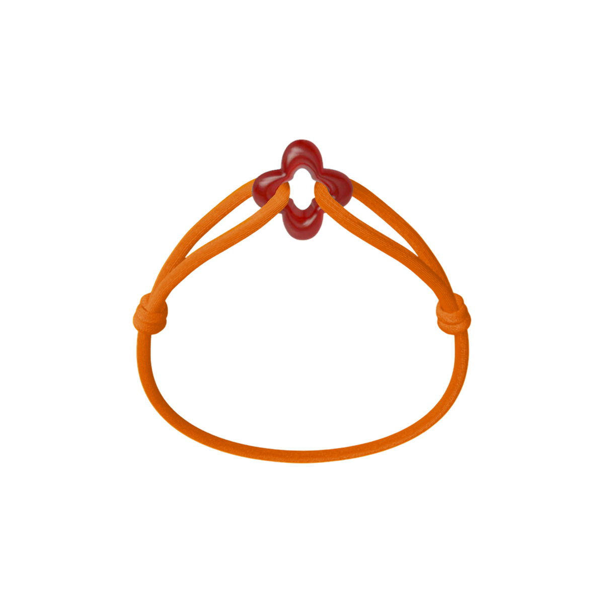 Red Clover Cord Bracelet