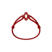 Red Clover Cord Bracelet