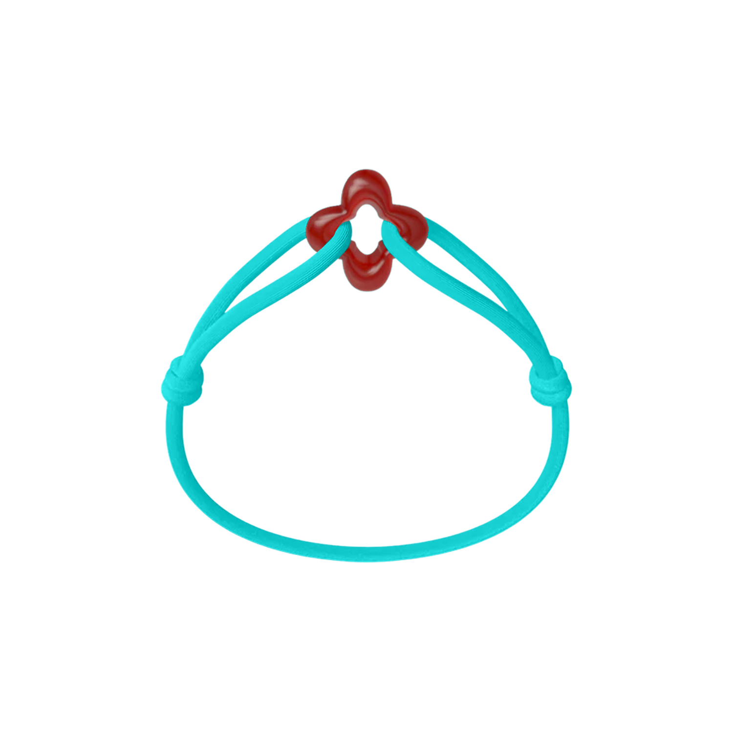 Red Clover Cord Bracelet