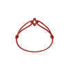 Mini Red Clover Cord Bracelet