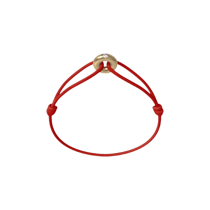 Mini Golden Soho Diamond Cord Bracelet