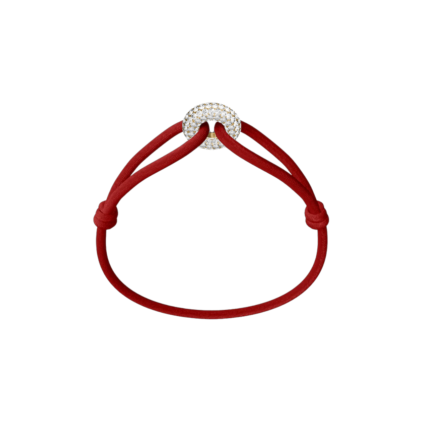 Golden Soho Pavé Cord Bracelet
