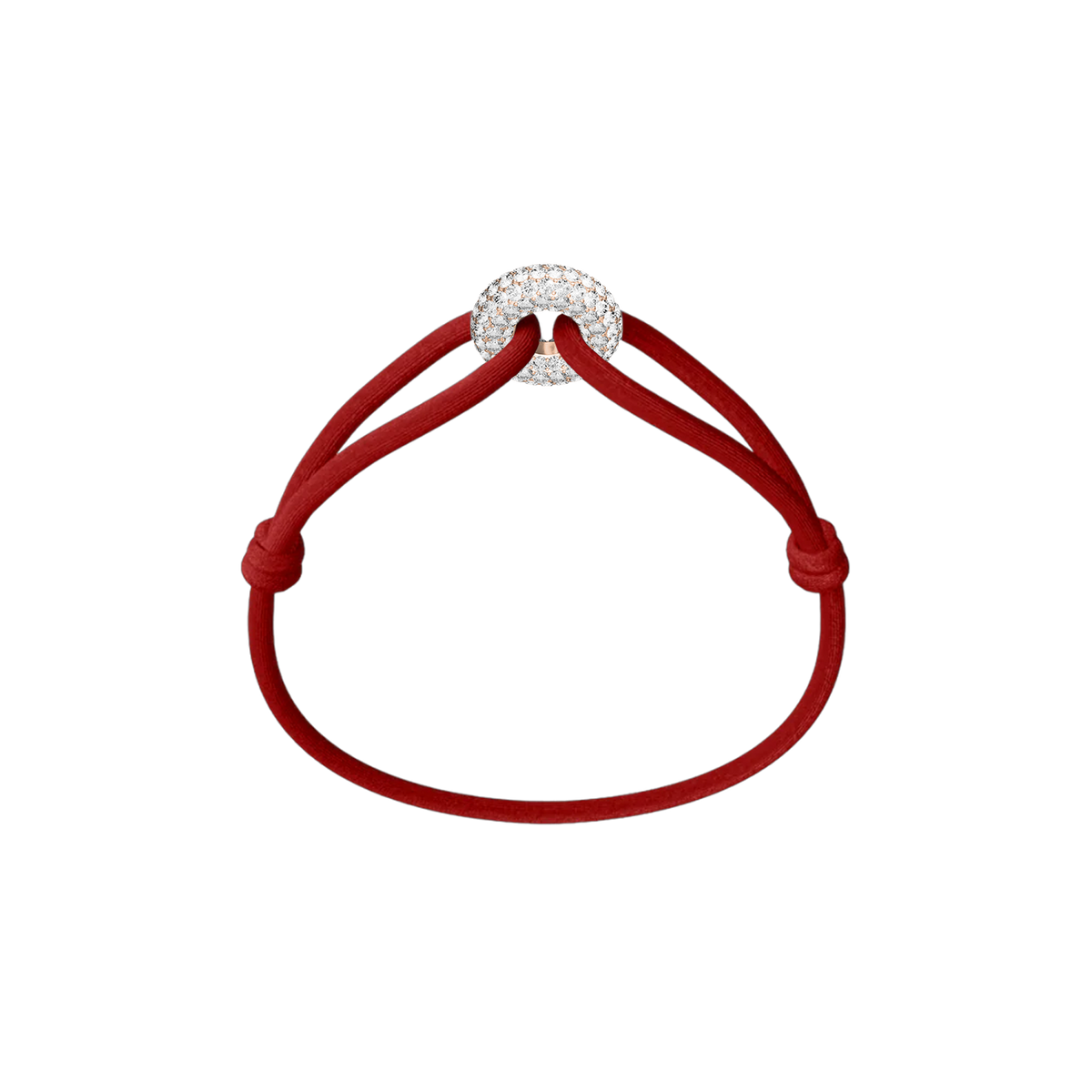 Rose Soho Pavé Cord Bracelet