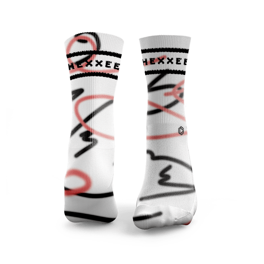 Squiggle Lines Padel Socks