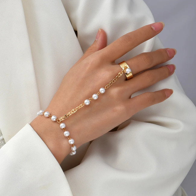 Schahmaran-Armband mit Perlen