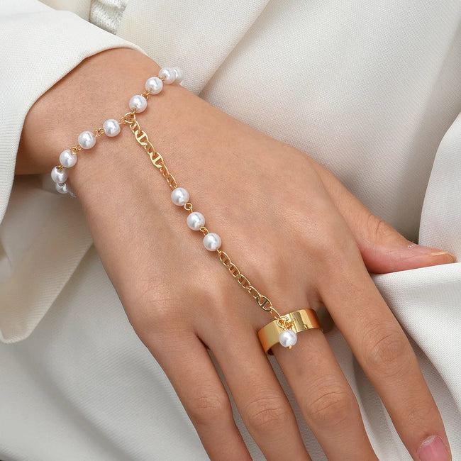 Schahmaran-Armband mit Perlen