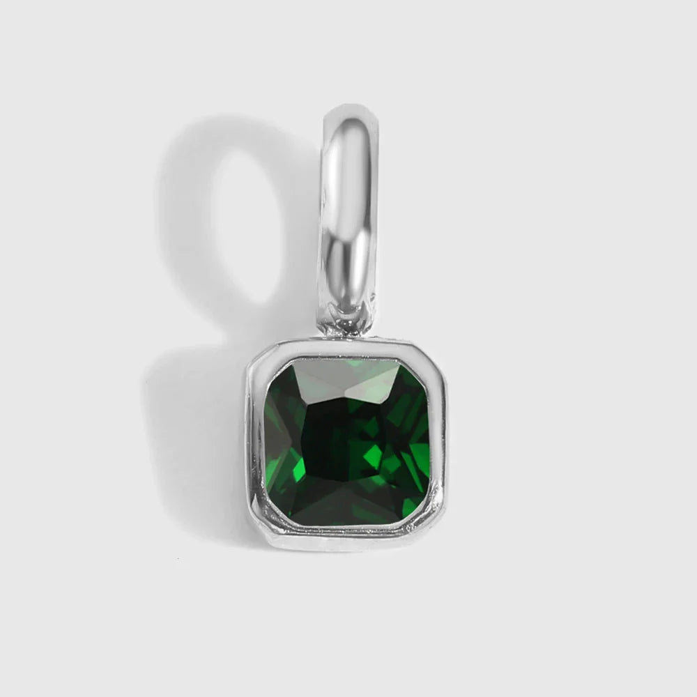 Octagon Birthstone Charms