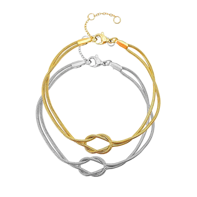 Snake Chain Knot Bracelet