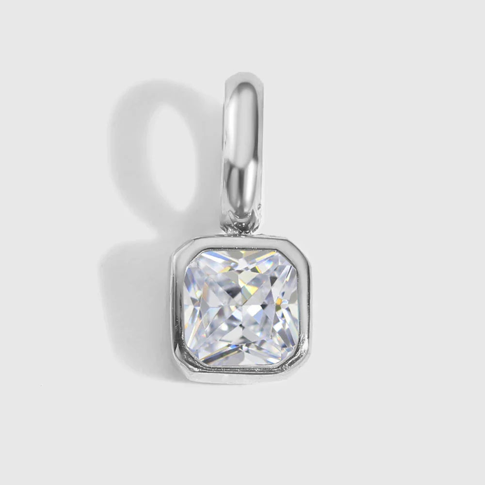 Octagon Birthstone Charms