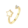 Adjustable Star Spinner Ring