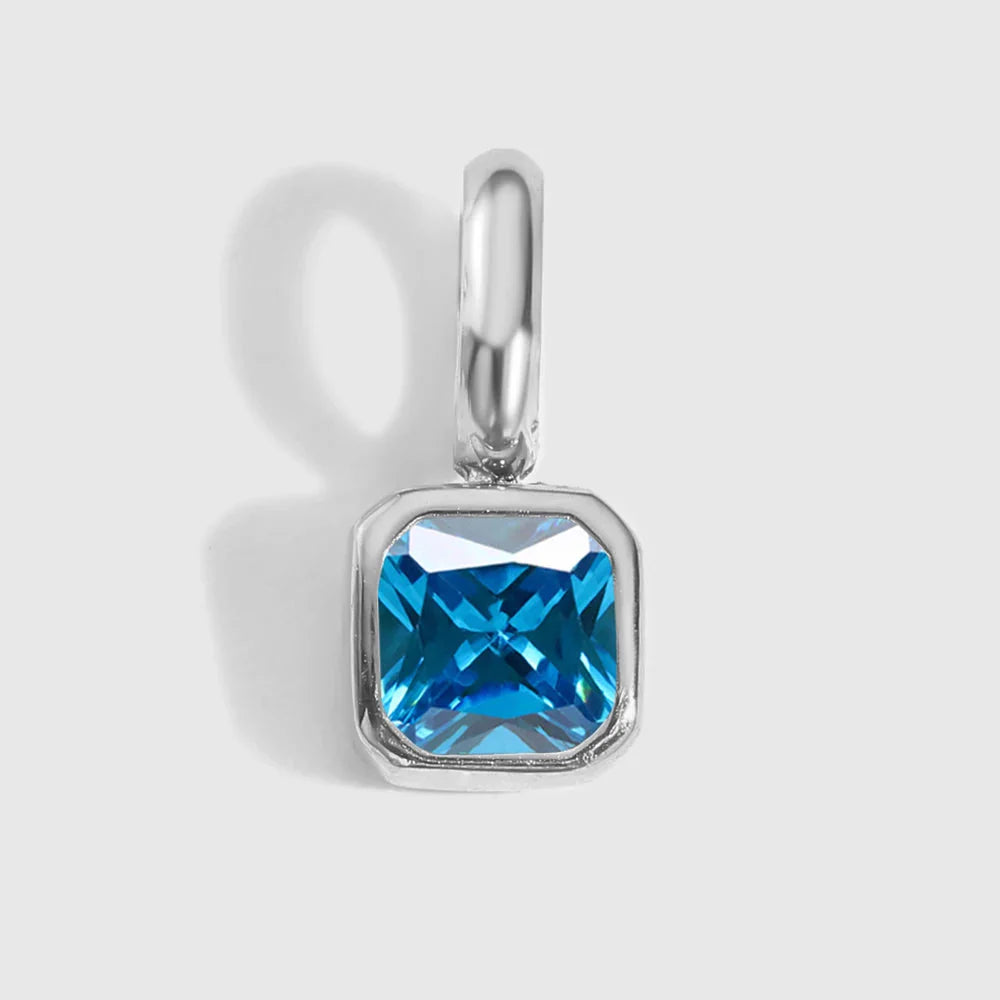 Octagon Birthstone Charms