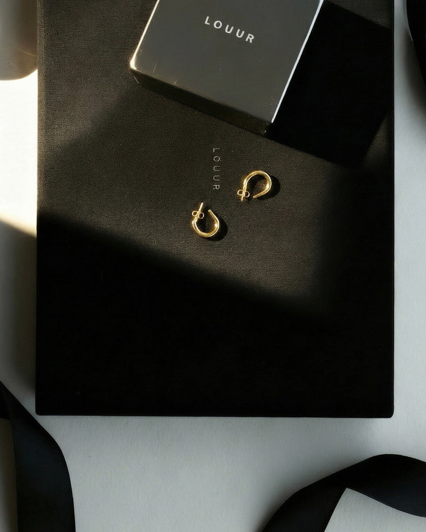 Seren Small Hoops | Sterling Silver