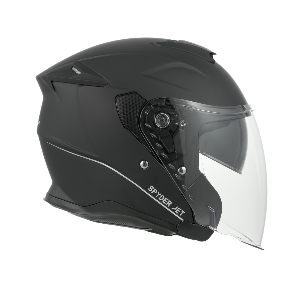 D.O.T. & ECE Daytona Spyder Jet- Dull Black